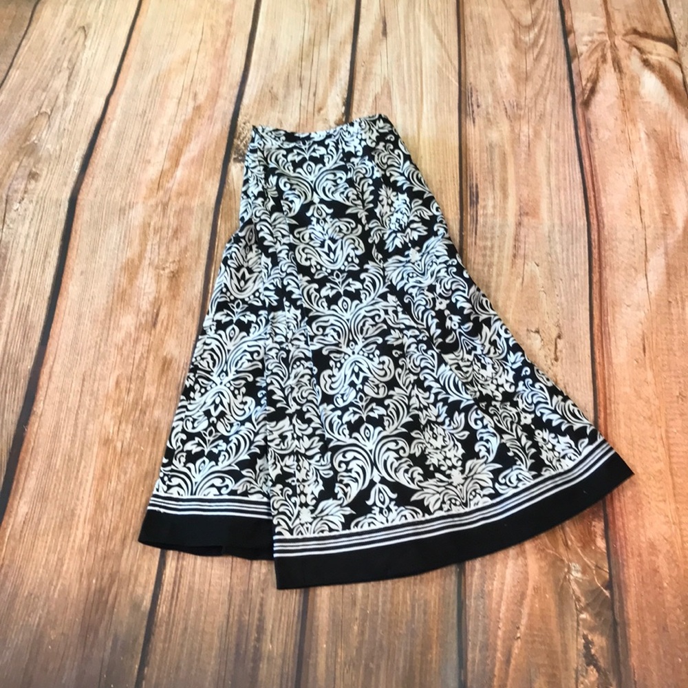 Black and white skirt